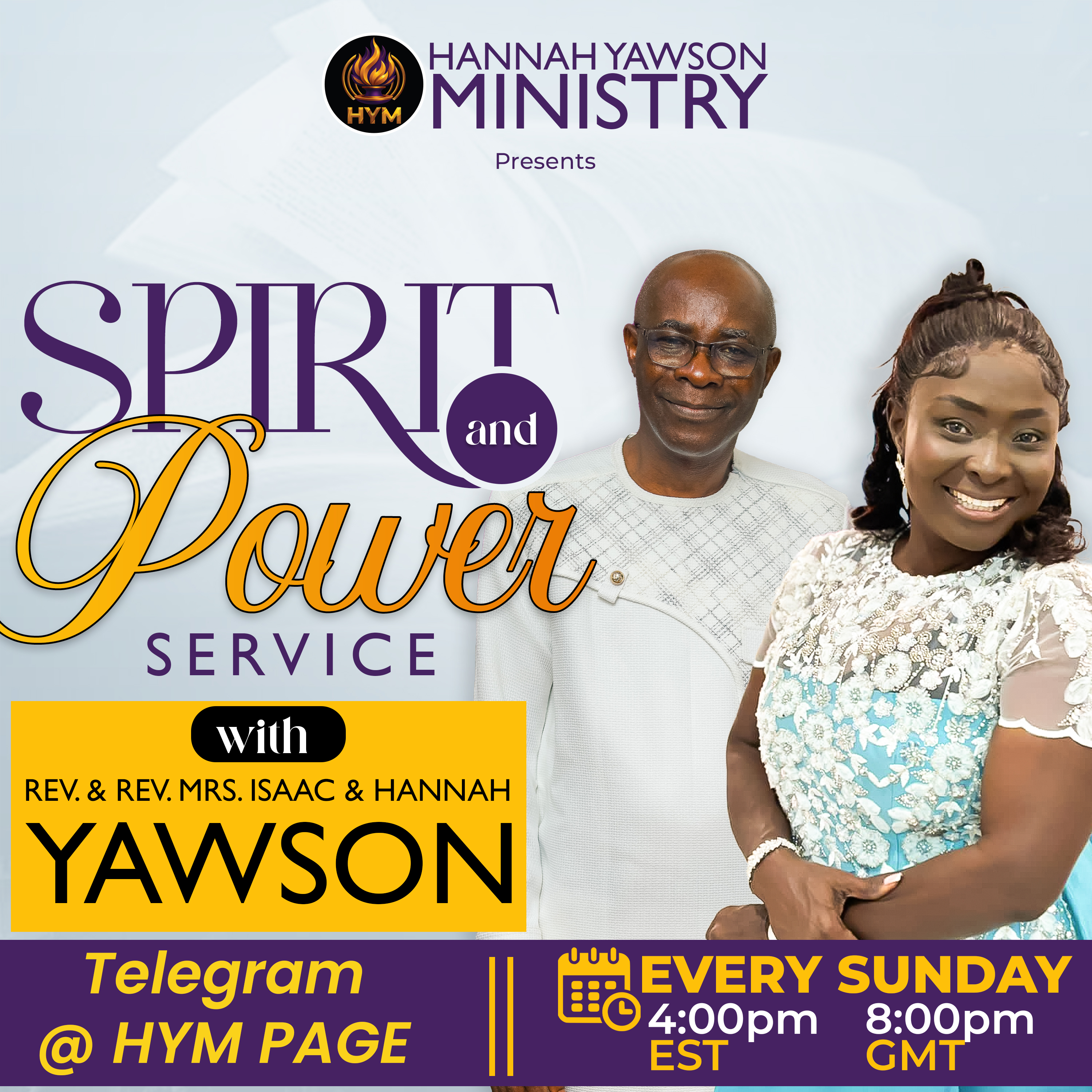 Spirit and Power Service Flyer
